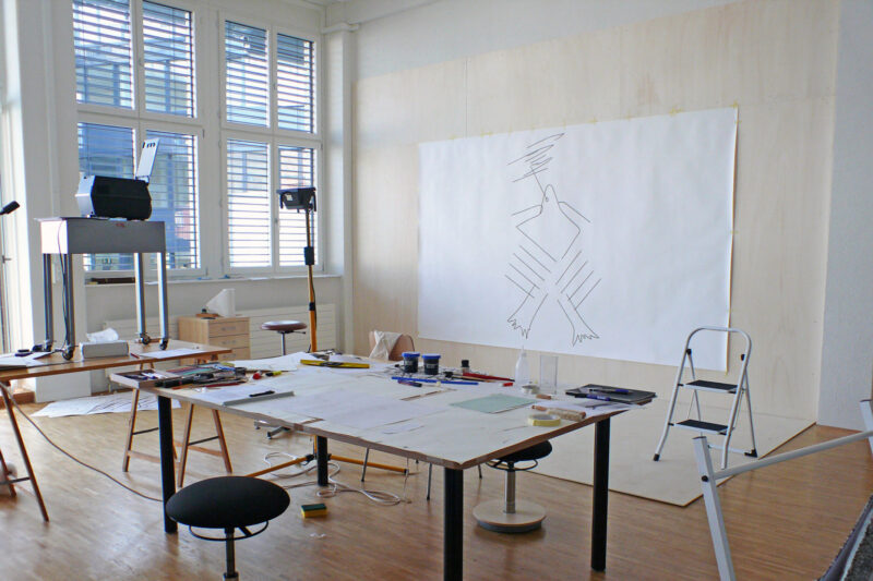 Studio view, Grenchen, 2007