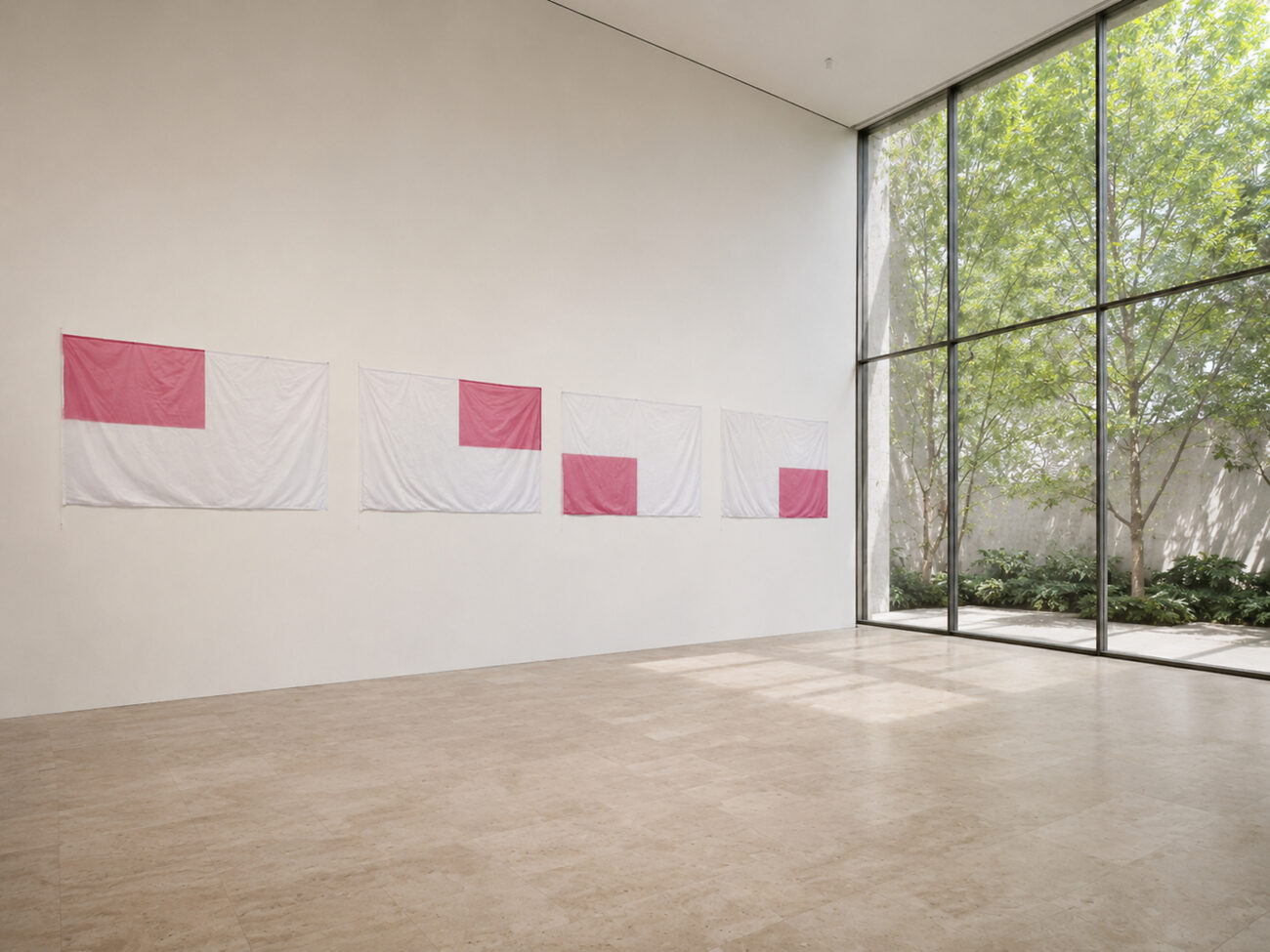 Robert Estermann, Four Pink Flags